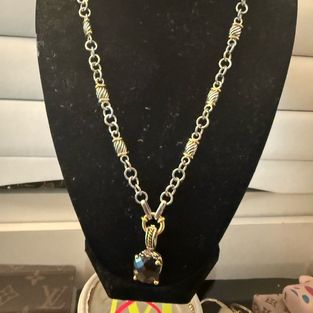 Park Lane Pendant Necklace with Black Onyx Pendant